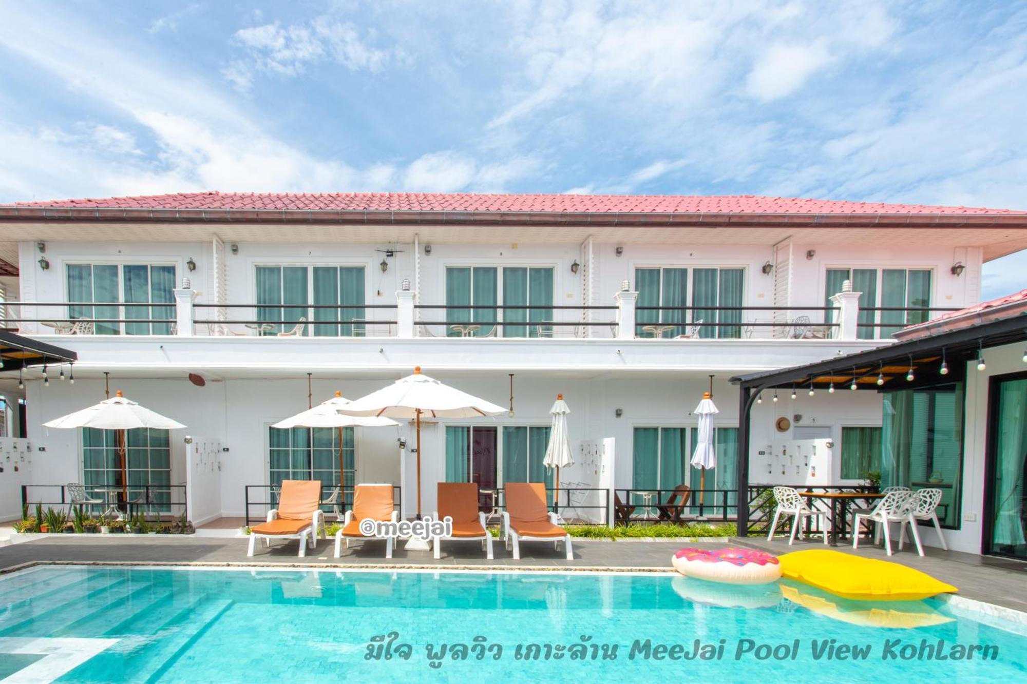 มีใจ พูลวิว เกาะล้าน Meejai Pool View Kohlarn Hotel Exterior foto