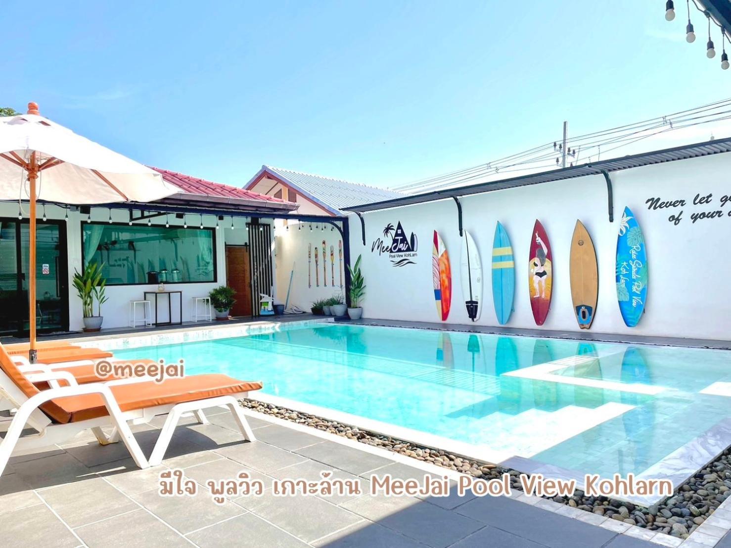 มีใจ พูลวิว เกาะล้าน Meejai Pool View Kohlarn Hotel Exterior foto
